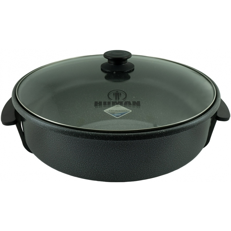 Human HU-201 Teppanyaki με Καπάκι και Ρυθμιζόμενο Θερμοστάτη 1500W Human HU-201 Teppanyaki με Καπάκι και Ρυθμιζόμενο Θερμοστάτη 1500W
